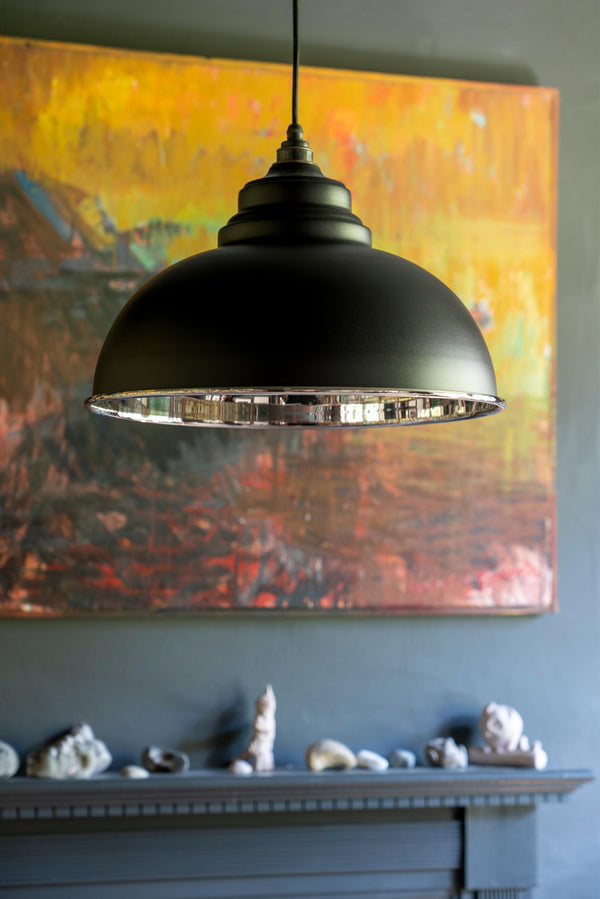Smooth Nickel Harborne Pendant by From The Anvil