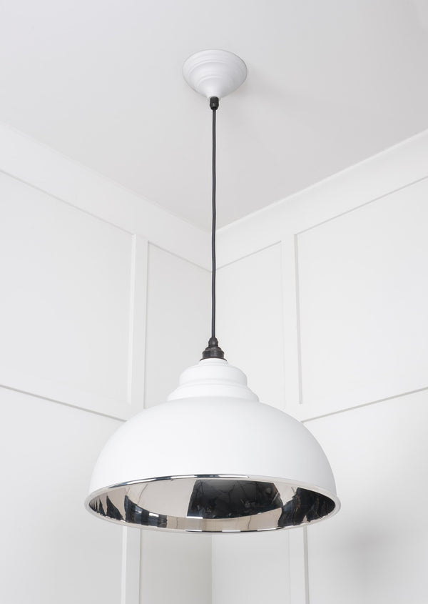 Smooth Nickel Harborne Pendant by From The Anvil