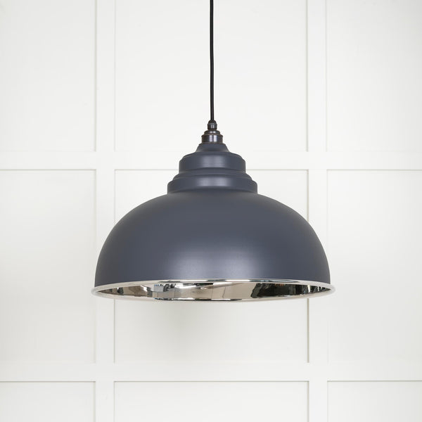 Smooth Nickel Harborne Pendant by From The Anvil