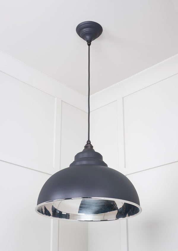 Smooth Nickel Harborne Pendant by From The Anvil