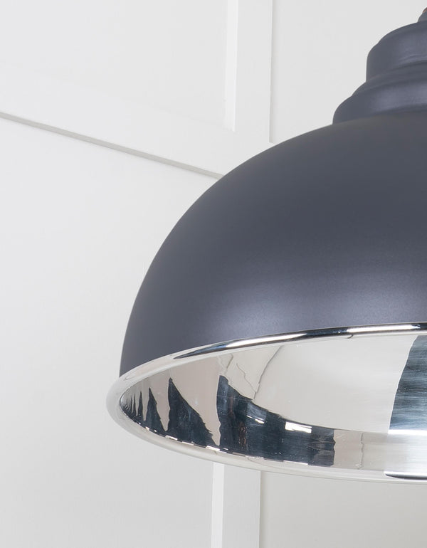 Smooth Nickel Harborne Pendant by From The Anvil
