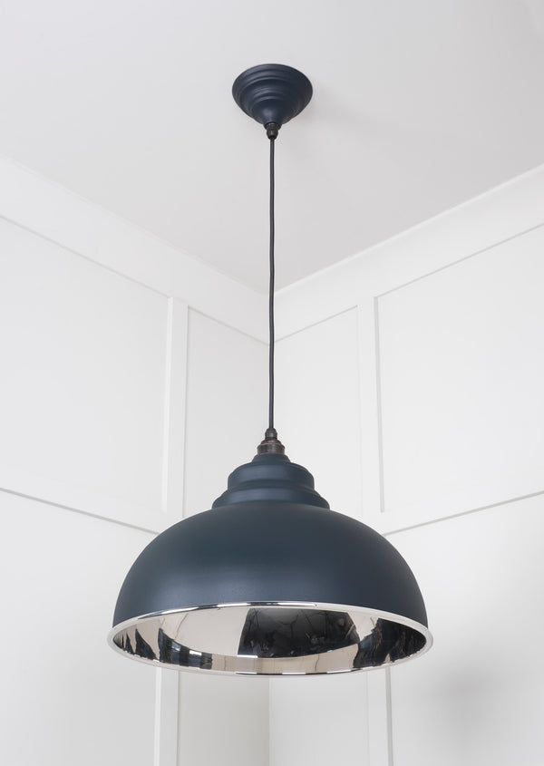 Smooth Nickel Harborne Pendant by From The Anvil
