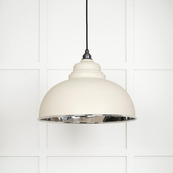 Smooth Nickel Harborne Pendant by From The Anvil
