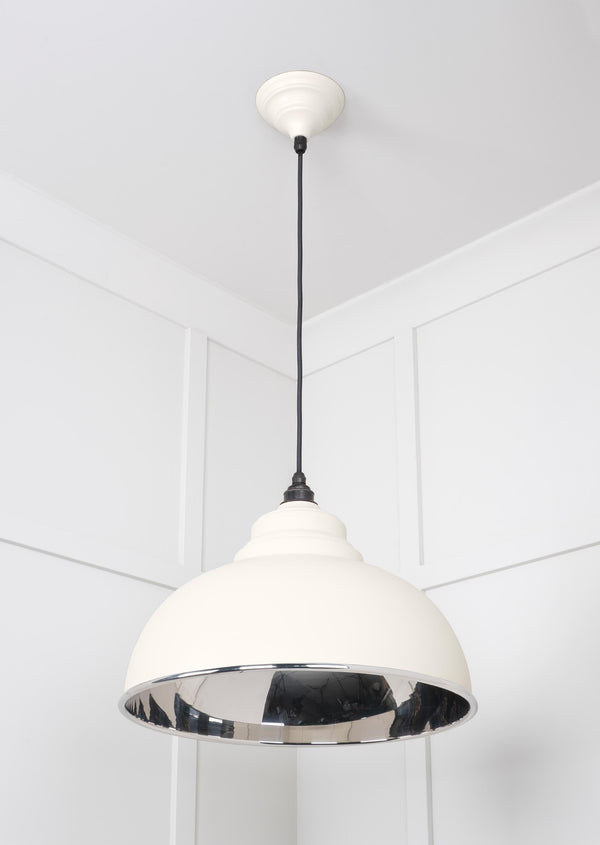 Smooth Nickel Harborne Pendant by From The Anvil