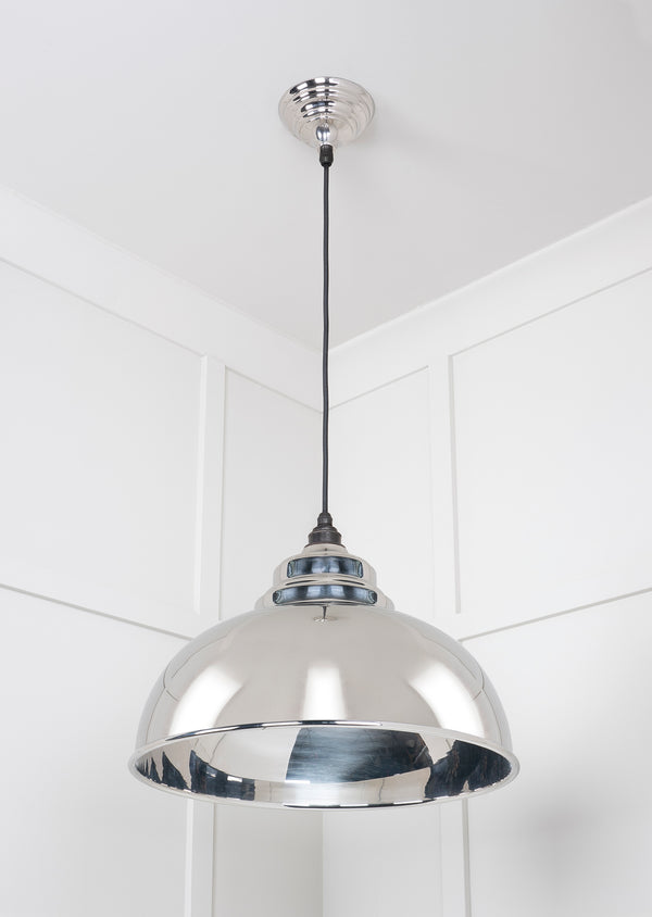 Smooth Nickel Harborne Pendant by From The Anvil