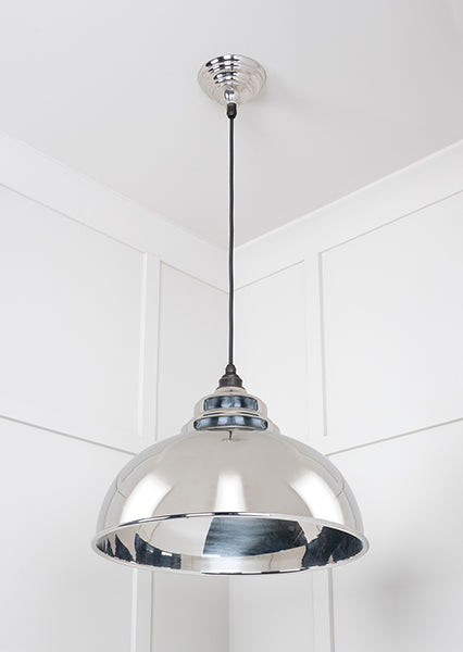 Smooth Nickel Harborne Pendant by From The Anvil