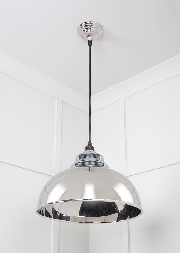 Smooth Nickel Harborne Pendant by From The Anvil