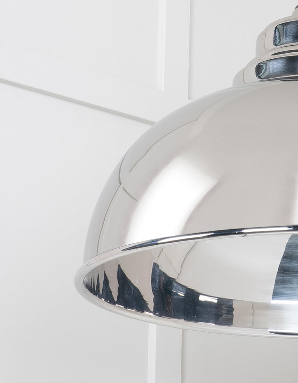 Smooth Nickel Harborne Pendant by From The Anvil