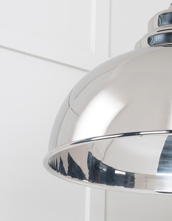 Smooth Nickel Harborne Pendant by From The Anvil