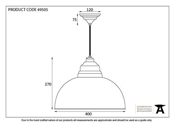Smooth Nickel Harborne Pendant by From The Anvil
