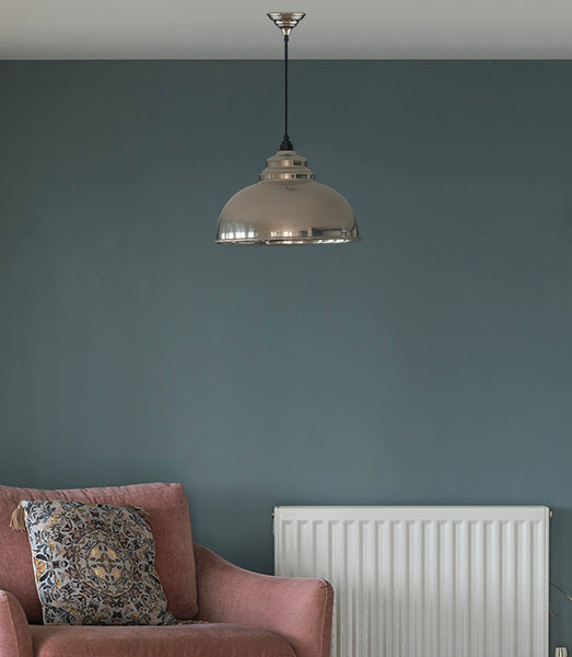 Smooth Nickel Harborne Pendant by From The Anvil