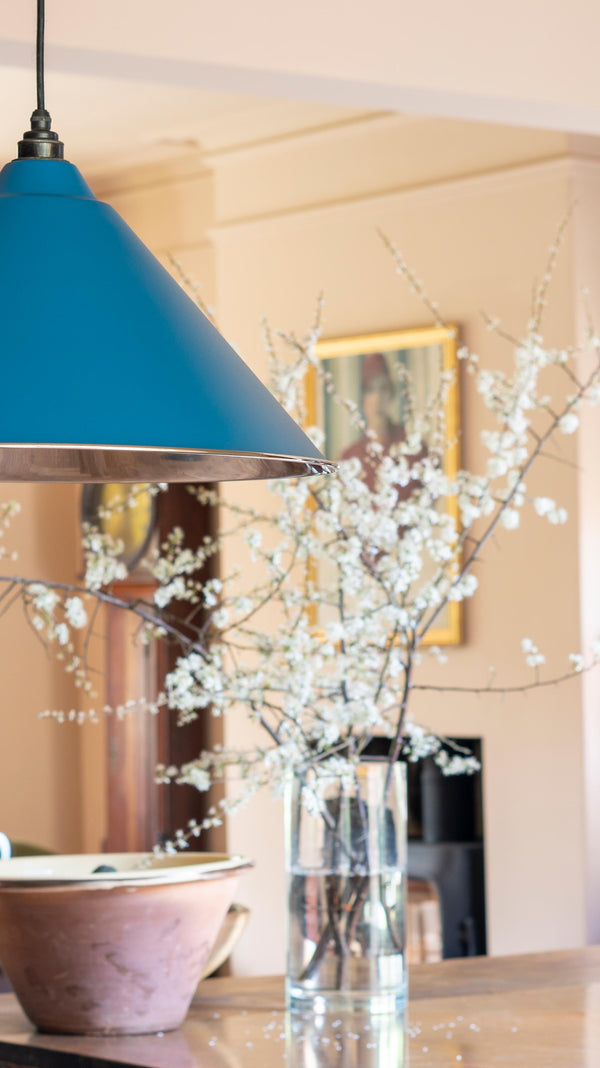 Smooth Nickel Hockley Pendant