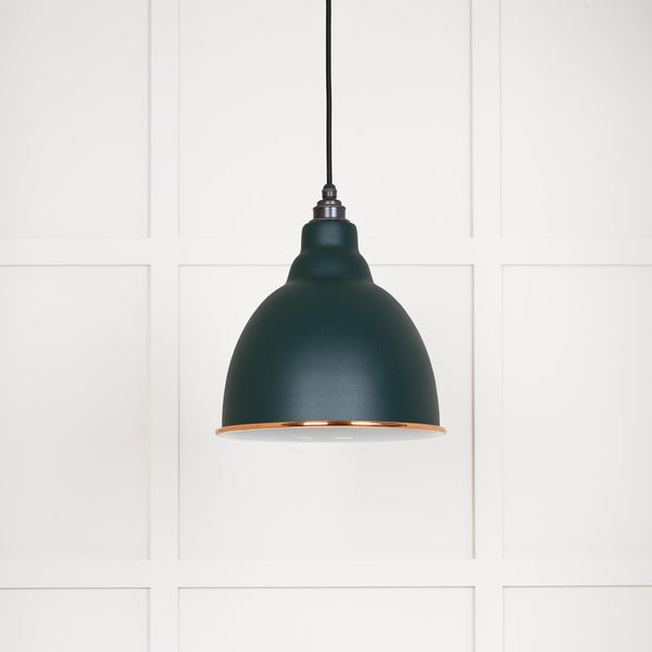 White Gloss Brindley Pendant