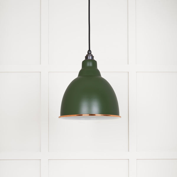White Gloss Brindley Pendant