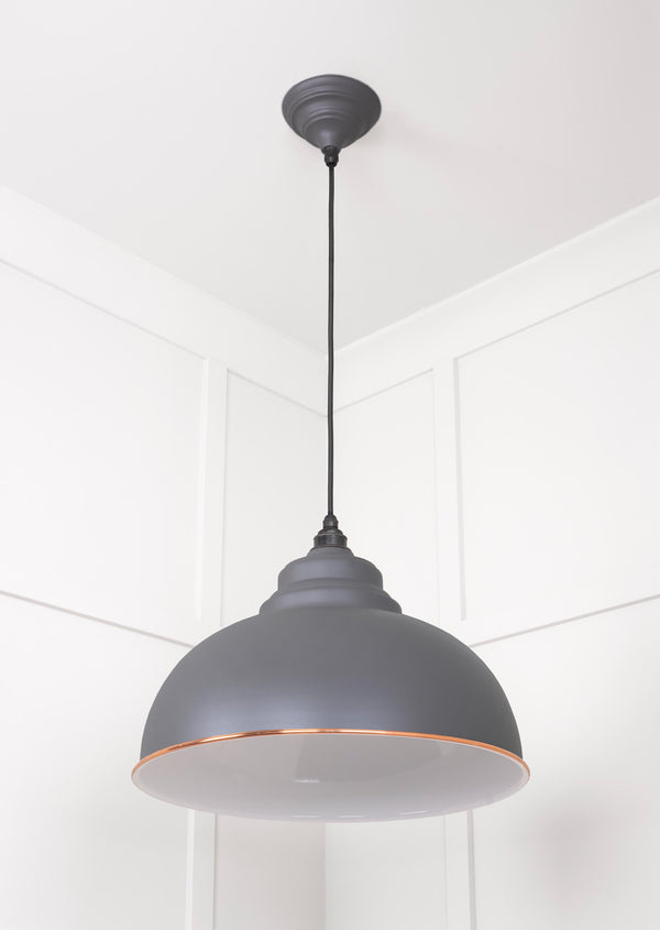 White Gloss Harborne Pendant