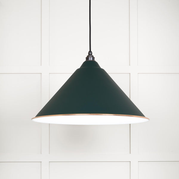 From The Anvil's Accent White Gloss Hockley Pendant