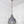 Hammered Nickel Brindley Pendant by From The Anvil
