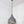 Hammered Nickel Brindley Pendant by From The Anvil
