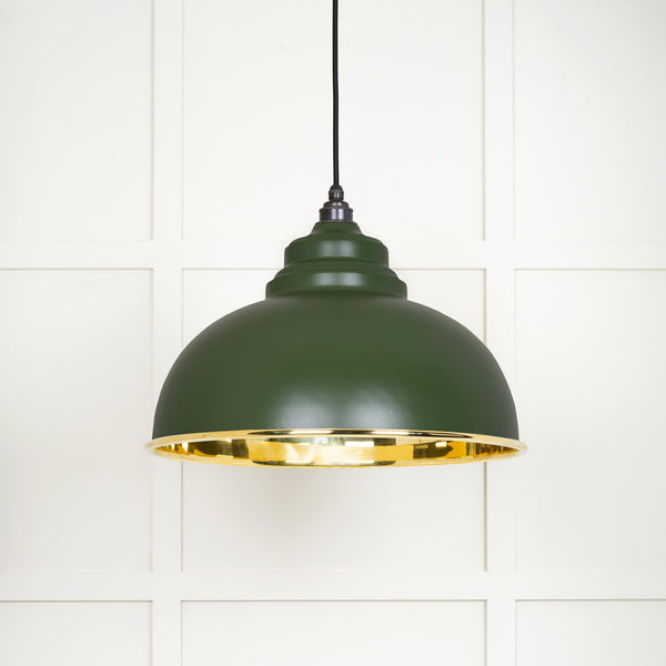 From The Anvil's Smooth Brass Smooth Brass Harborne Pendant
