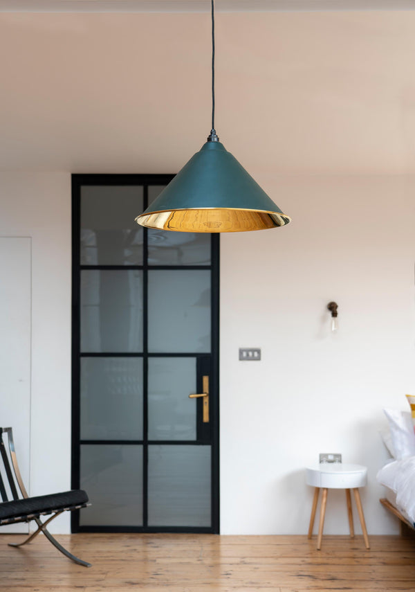 Smooth Brass Hockley Pendant
