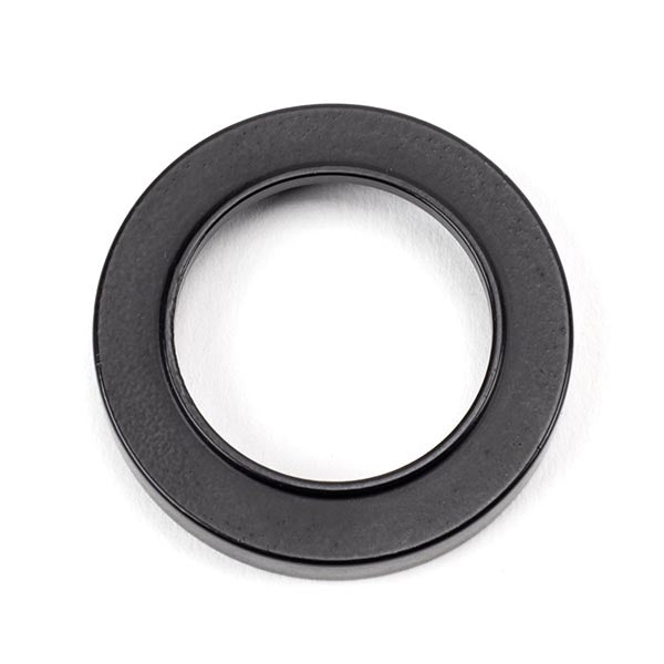 Matt Black Round Escutcheon (Plain)