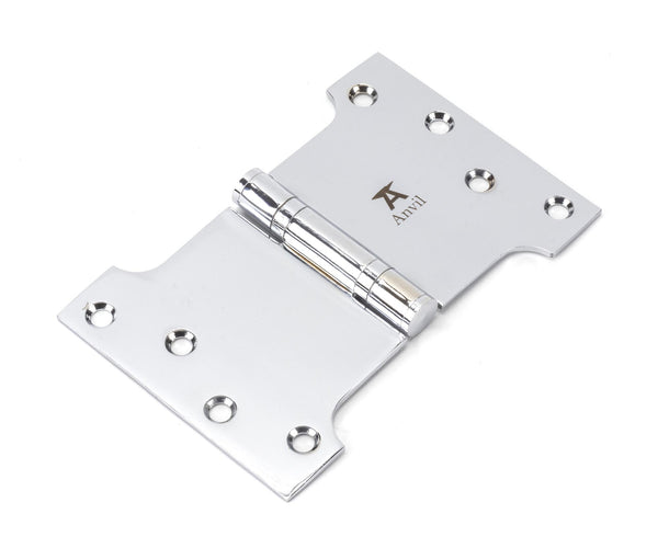 From The Anvil's Polished Chrome Parliament Hinges SS (pair)