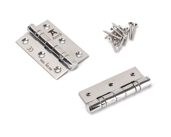 Ball Bearing Butt Hinge (pair) SS