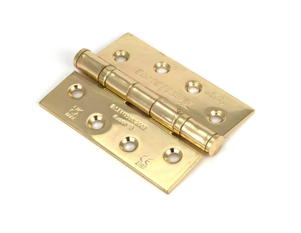 From The Anvil's Polished Brass Ball Bearing Butt Hinge (pair) SS