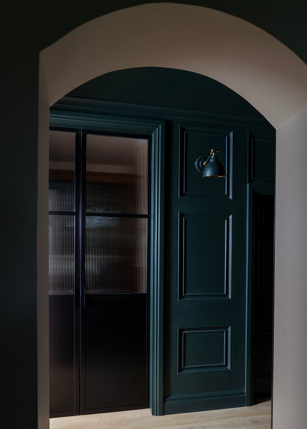 Smooth Brass Brindley Wall Light