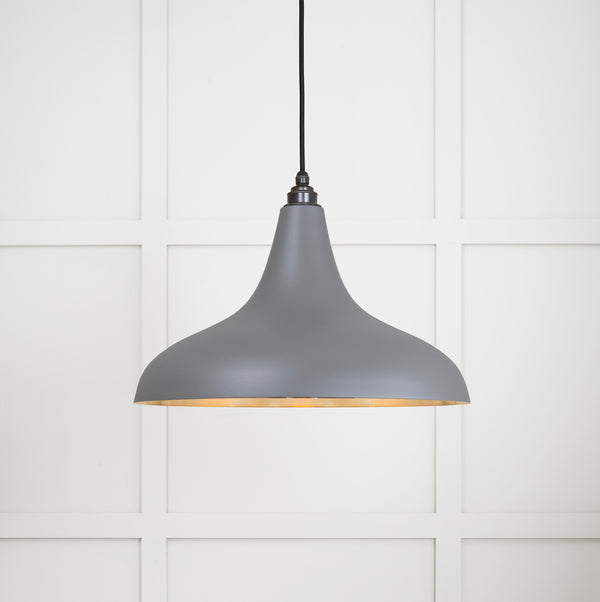 From The Anvil's Smooth Brass Smooth Brass Frankley Pendant