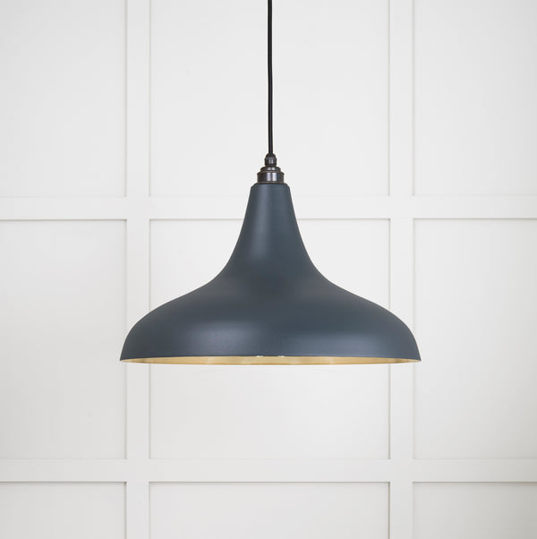 Smooth Brass Frankley Pendant