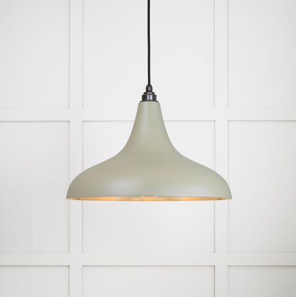 From The Anvil's Smooth Brass Smooth Brass Frankley Pendant