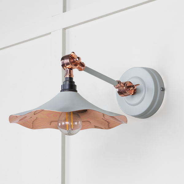 Smooth Copper Flora Wall Light