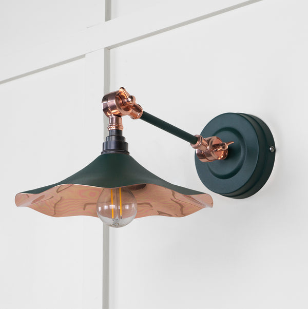 Smooth Copper Flora Wall Light