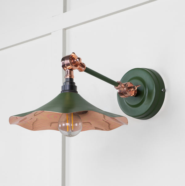 Smooth Copper Flora Wall Light
