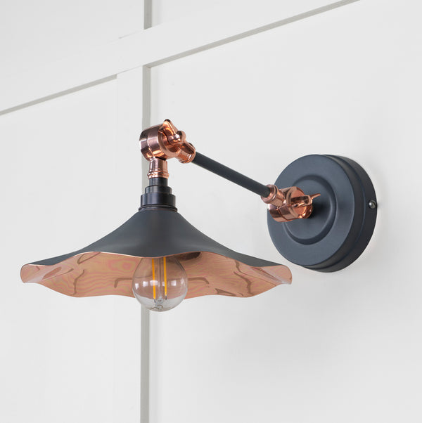Smooth Copper Flora Wall Light