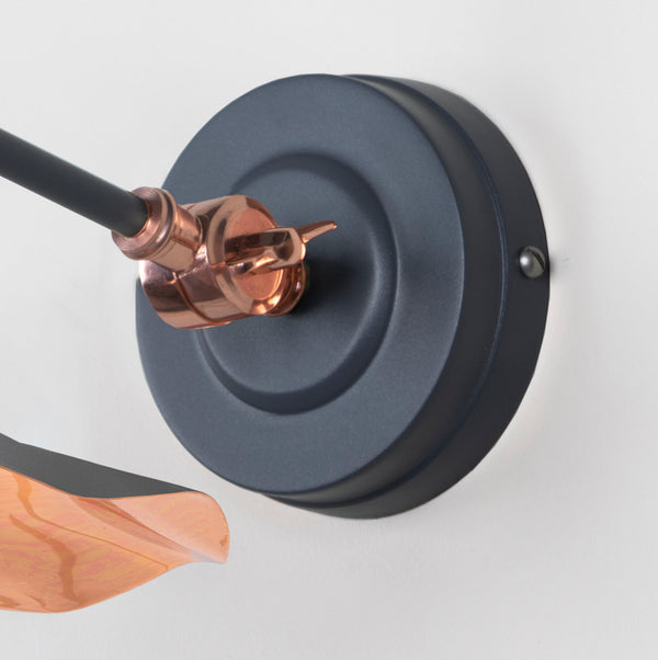 Smooth Copper Flora Wall Light