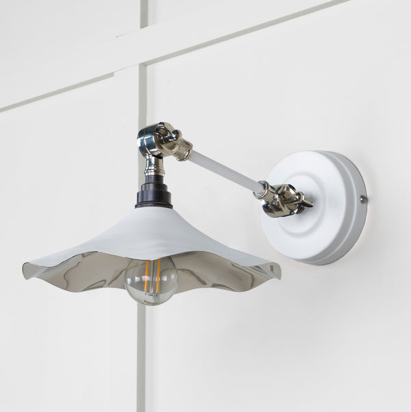 Smooth Nickel Flora Wall Light