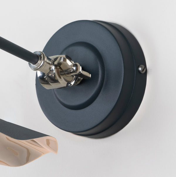 Smooth Nickel Flora Wall Light