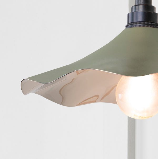 Smooth Nickel Flora Wall Light