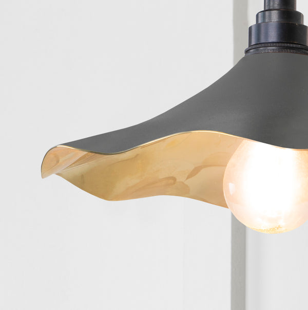 Smooth Brass Flora Wall Light