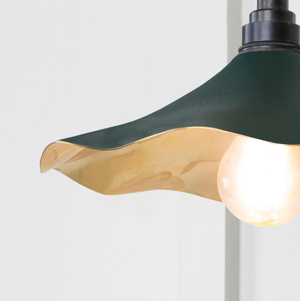 Smooth Brass Flora Wall Light