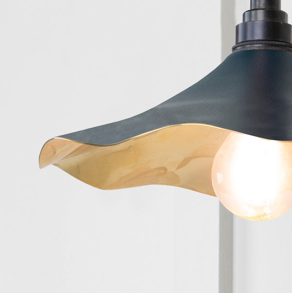 Smooth Brass Flora Wall Light