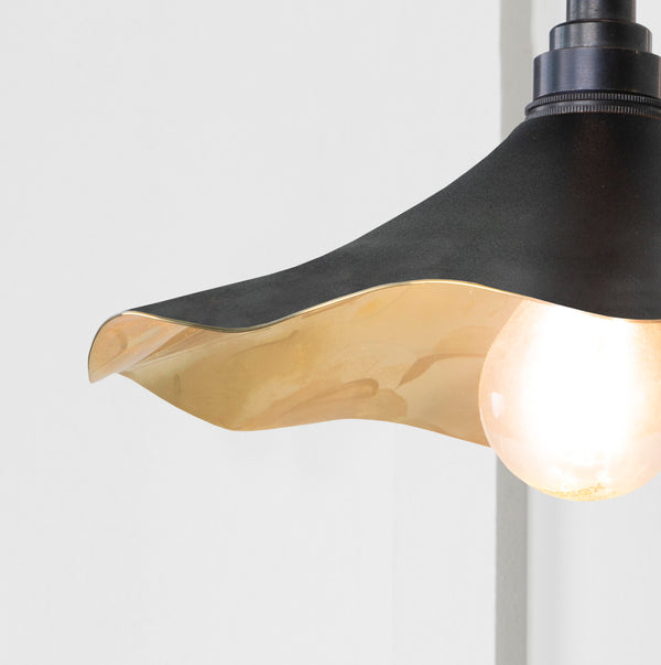 Smooth Brass Flora Wall Light