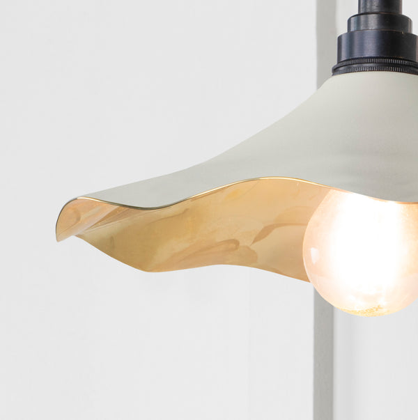 Smooth Brass Flora Wall Light