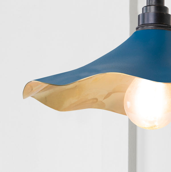 Smooth Brass Flora Wall Light