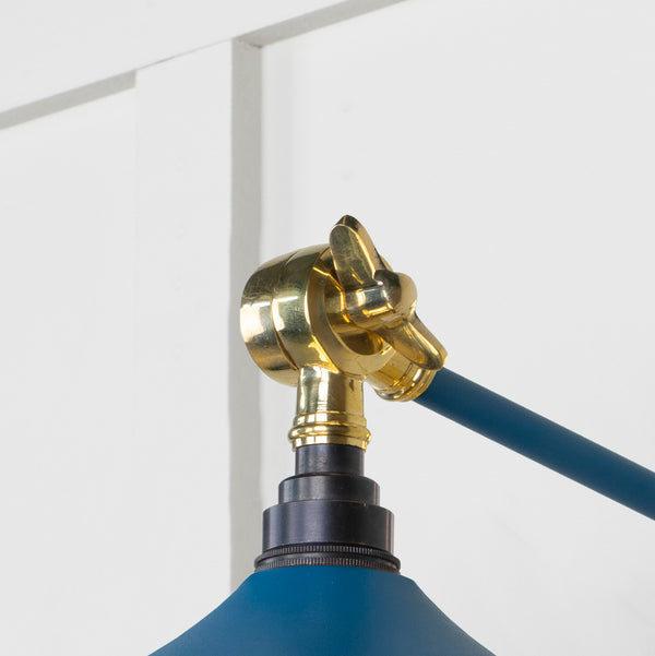 Smooth Brass Flora Wall Light