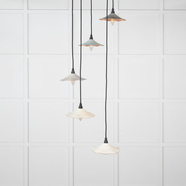 Smooth Copper Flora Cluster Pendant