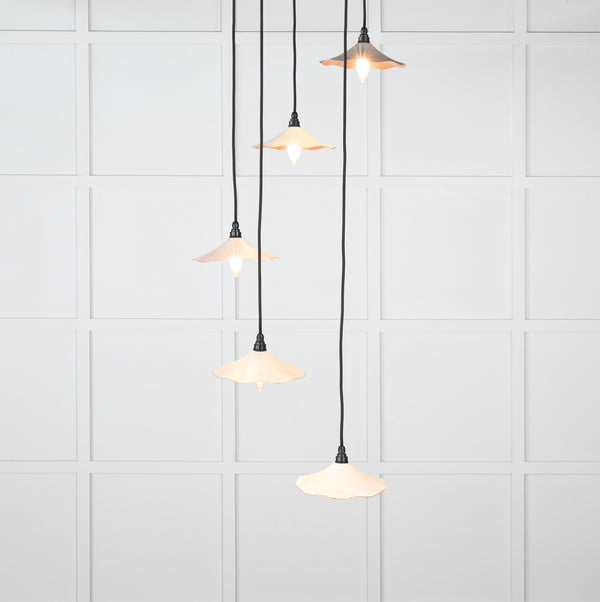 From The Anvil's Smooth Copper Smooth Copper Flora Cluster Pendant