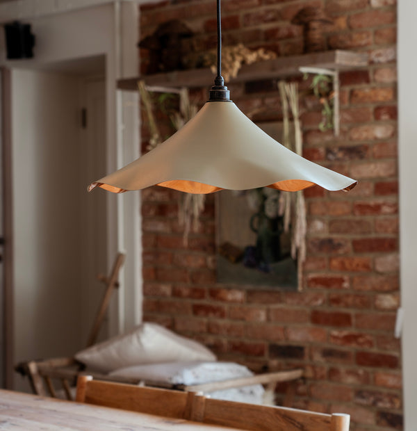 Smooth Copper Flora Pendant